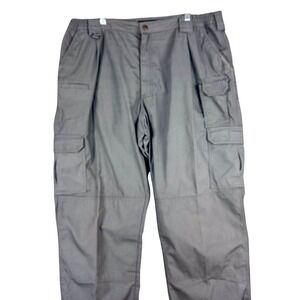 5.11 Tactical Cargo Pants Mens 42x34 Gray Taclite Pro BDU Elastic Waist Airsoft
